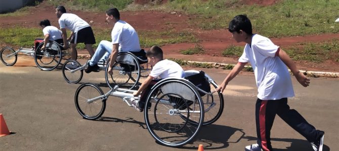 Estudantes apucaranenses participam da primeira etapa do Festival Paralímpico do Paraná