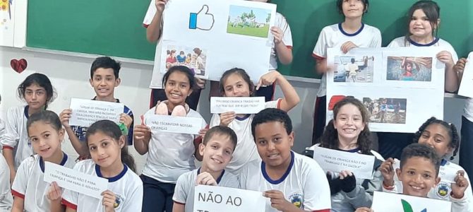 Dia Mundial de Combate ao Trabalho Infantil é celebrado na rede municipal de educação em Apucarana