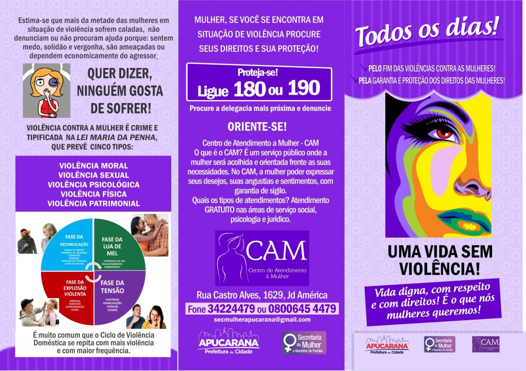 Ações Dos “16 Dias De Ativismo Pelo Fim Das Violências Contra A Mulher” Começam Em Apucarana 6400