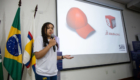 Apucarana, Paraná, Brasil - Maio 10, 2023 - Apresentação dos trabalhos dos alunos do sesi durante o hackateen com a presença do prefeito Junior da Femac