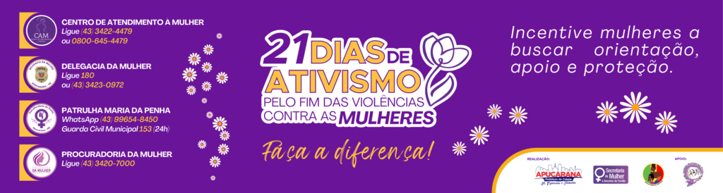 Banner - 21 Dias de Ativismo 2024